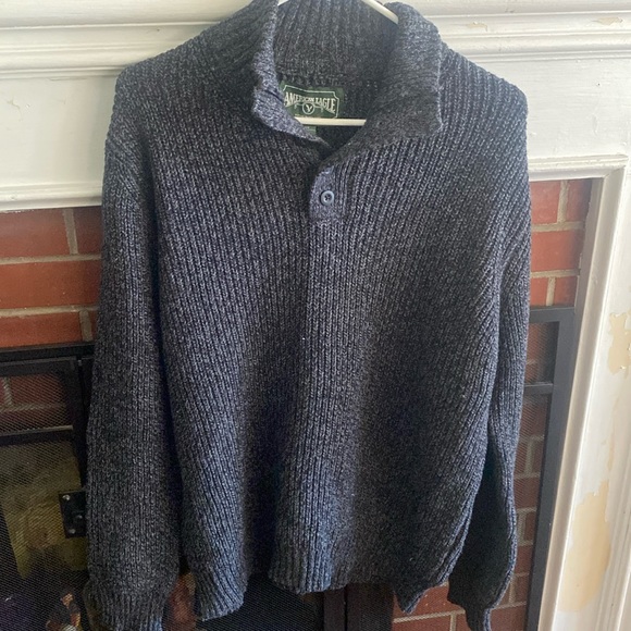 American Eagle Outfitters Grey Chunky Sweater - Picture 2 of 5